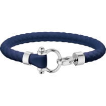 OMEGA Aqua Sailing Bracelet, caoutchouc, acier inoxydable - B34STA050900X