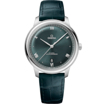De Ville Prestige 40 mm, Stahl mit Lederarmband - 43413402010001