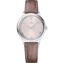 De Ville Prestige 30 mm, Stahl mit Lederarmband - 43413306052001