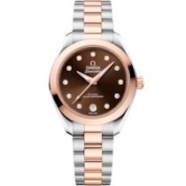 Seamaster Aqua Terra 150M 30 mm, Stahl - Sedna™-Gold mit Stahl- und Sedna™-Goldband - 22020302063001