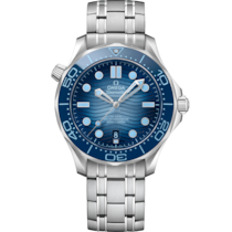Seamaster Diver 300M 42 mm, acero con acero - 21030422003003