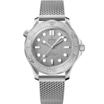 Seamaster Diver 300M 42 mm, Stahl mit Stahlarmband - 21030422006002