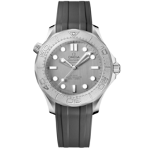 Seamaster Diver 300M 42 mm, acier sur bracelet caoutchouc - 21032422006002