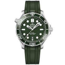 Seamaster Diver 300M 42 mm, acero con pulsera de caucho - 21032422010001