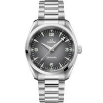 Seamaster Railmaster 38 mm, Stahl mit Stahlarmband - 23510382006001