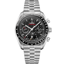 Speedmaster Moonphase 43 mm, acier sur acier - 30430435201001