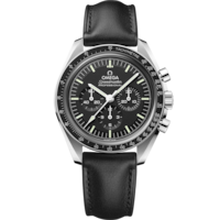 Speedmaster Moonwatch Professional 42 mm, Stahl mit Lederarmband - 31032425001002